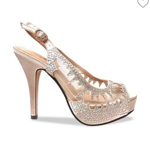 Dream Embellished Platform Sandals Size 40
